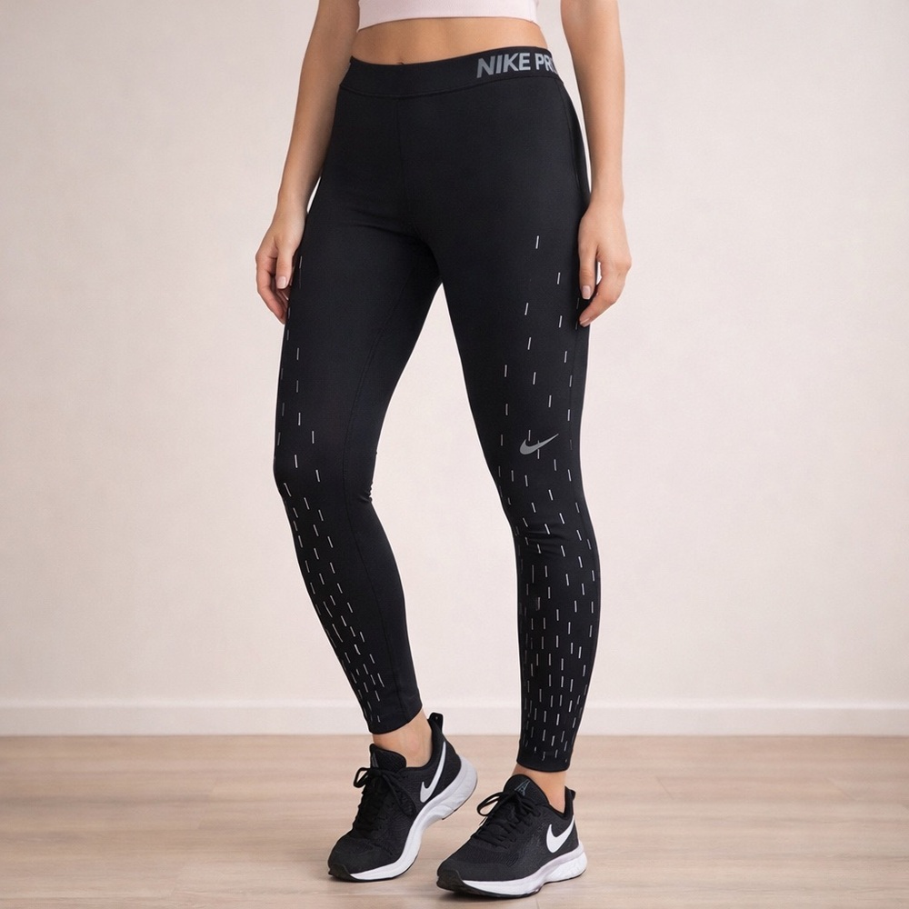 Nike Black Reflective Running Pants 04-0147